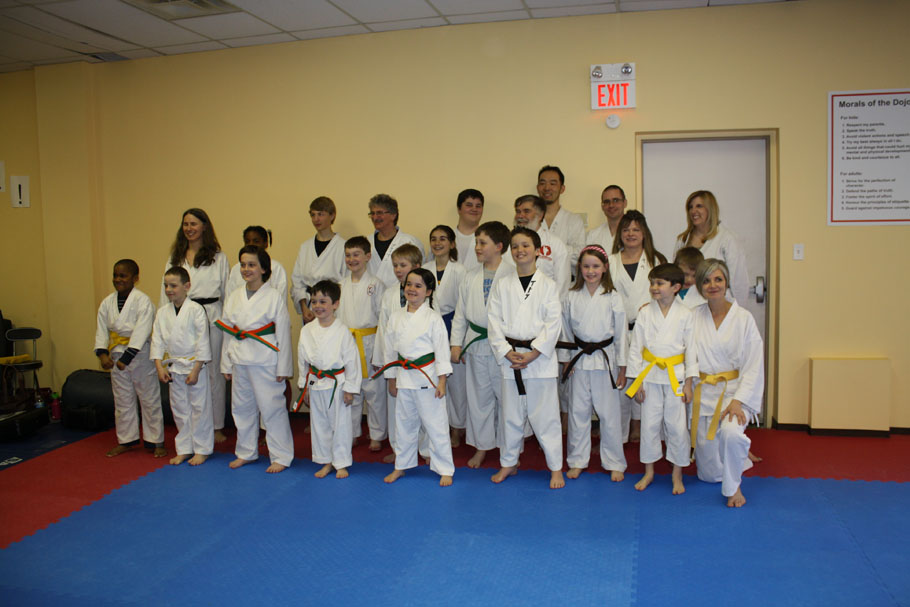 picture of kids training